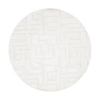 Vloerkleed native - wit - ø120 cm - thumbnail