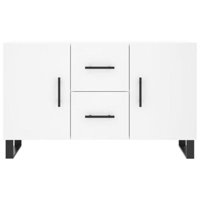 Dressoir 100x36x60 cm bewerkt hout wit