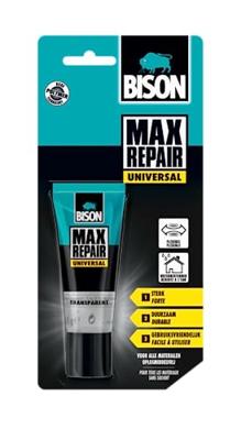 Bison lijm Max Repair Universal, blister met tube van 45 g