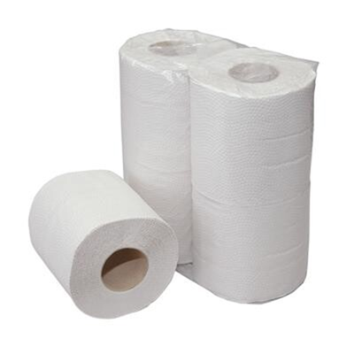 4tecx Toiletpapier 2-laags rol, gerecycled 200 vel, 12 x 4 rollen 4tecx Toiletpapier 2-laags rol, gerecycled 200 vel, 12 x 4 rollen