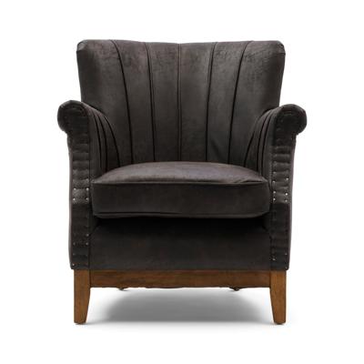 Rivièra Maison Fauteuil 'East Village' Pellini, kleur Espresso