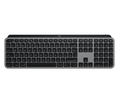 Logitech MX Keys for Mac toetsenbord RF-draadloos + Bluetooth QWERTY US International Aluminium, Zwart