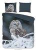 Good Morning Dekbedovertrek "uil" - Grijs - (240x200/220 cm) - Katoen - thumbnail