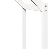 Kinderbedhuisje 213x95,5x144,5 cm massief grenenhout wit - thumbnail