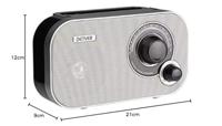 Transistor Radio Denver Electronics TR-51 White AM/FM Wit - thumbnail