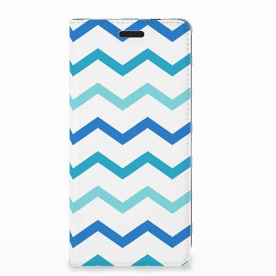 Nokia 3.1 (2018) | Hoesje met Magneet | Zigzag Blauw