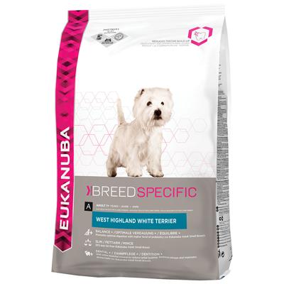Eukanuba West Highland White Terrier hondenvoer 2 x 2,5 kg