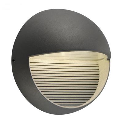 Wandlamp LED Downunder rond antraciet 1xLED 3000K Wandlamp LED Downunder rond antraciet 1xLED 3000K