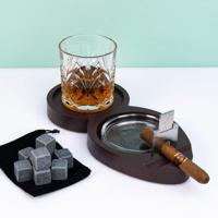 Whiskey en sigaar cadeauset - thumbnail