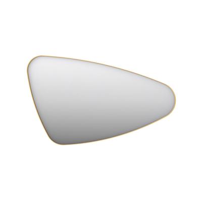 Spiegel Organisch INK SP23 80x50 cm Met Verlichting en Spiegelverwarming Rechts Mat Goud