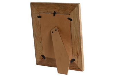 Fotolijsten Home ESPRIT Wit Natuurlijk Parelmoer Mangohout Modern 24 x 2 x 29 cm