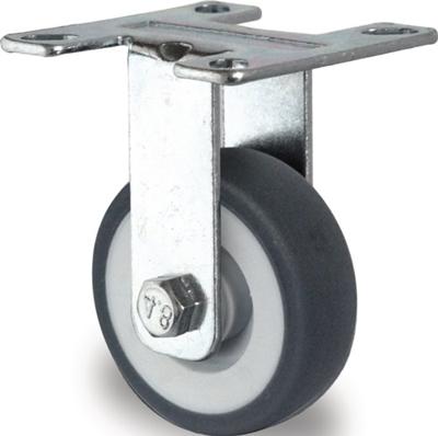 Promat/Tecwerk Bokwiel | 75 mm 75 kg | massief rubber glijlager | 67 x 60 mm - 3000276045