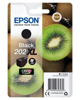 Epson Inktcartridge 202XL Origineel Zwart C 13 T 02G14010 - thumbnail