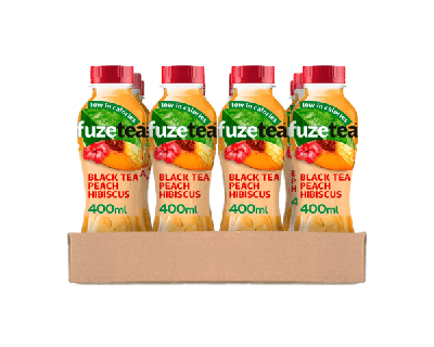 Fuze Tea black tea peach hibiscus pet (12x 40cl)