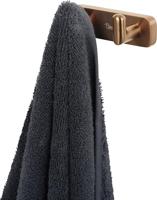 Ben Mykanto handdoekhaak 9,8x4,1x3,7cm geborsteld koper - thumbnail