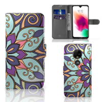 Motorola Moto G7 | G7 Plus Hoesje Purple Flower - thumbnail