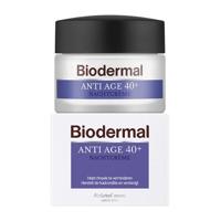 Biodermal Anti Age Nachtcrème 40+ met niacinamide & peptide - thumbnail