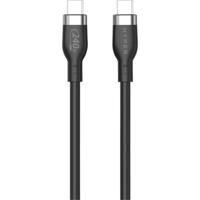 Hyper HyperJuice silicone USB-C to USB-C cable (2m/240W) - Black - thumbnail