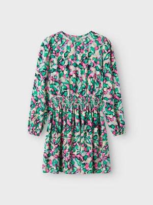 Name it zomer jurk meisjes - blauw - Nkfdermi