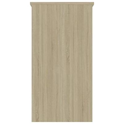 Bureau 80x40x75 cm bewerkt hout sonoma eikenkleurig Bureau 80x40x75 cm bewerkt hout sonoma eikenkleurig