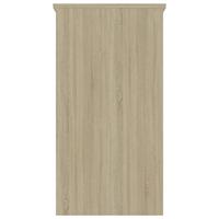 Bureau 80x40x75 cm bewerkt hout sonoma eikenkleurig - thumbnail
