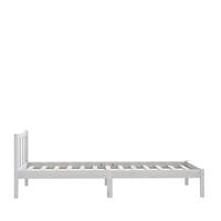 Bedframe massief grenenhout wit 90x200 cm - thumbnail