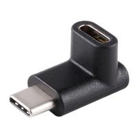 USB-C / Type-C Female naar mannelijke uitbreiding Elbow Design Adapter - thumbnail