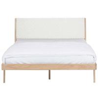 Gazzda Fawn bed 140x200 whitewash cotton webbing white - thumbnail