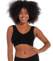 Magic Bamboe Bustier - Comfort BH - Comfort Bra - Zachte bamboe bh Top brede bandjes - M - Zwart - M - M - M - M - M - M - M - M - M - thumbnail