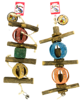 Birrdeeez Double Circus Ball & Sekelbos Toy - thumbnail