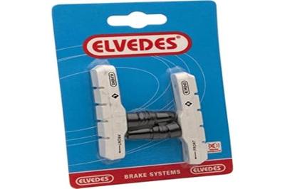 Elvedes Remblokset v-brake 72 mm - wit (op kaart)