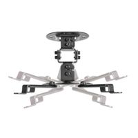 Manhattan Deckenhalterung Beamer-plafondbeugel Kantelbaar, Zwenkbaar Afstand vloer-plafond (max.): 15 cm Zwart - thumbnail