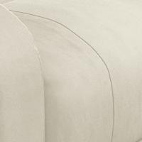 Sta-op-massagestoel fluweel crèmekleurig - thumbnail