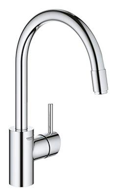 GROHE Concetto Keukenkraan - hoog - draaibare/uittrekbare uitloop - chroom 32663003