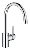 GROHE Concetto Keukenkraan - hoog - draaibare/uittrekbare uitloop - chroom 32663003 - thumbnail
