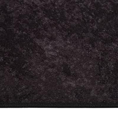 Vloerkleed wasbaar anti-slip 160x230 cm antracietkleurig - thumbnail