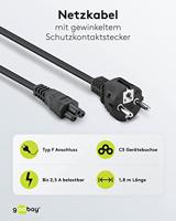 goobay Stroomkabel C5 Notebook - thumbnail