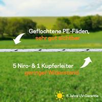 Gallagher PowerLine cord wit 500m - 072453 072453 - thumbnail