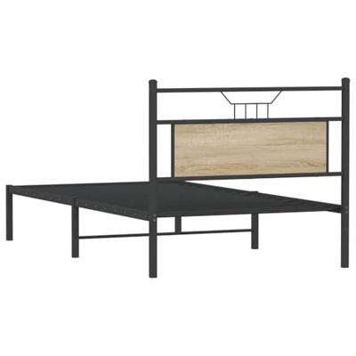 Bedframe zonder matras hout sonoma eikenkleurig 100x200 cm