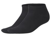 esmara 2 Paar sneakersokken (Zwart, 35-38) - thumbnail