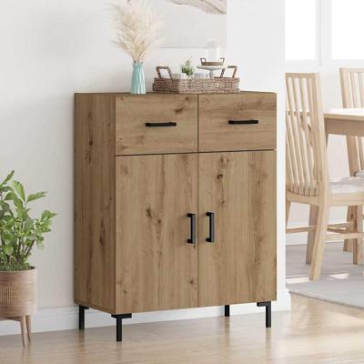 Dressoir met lade Artisan Eiken 69,5 x 34 x 90 cm Bewerkt hout Dressoir met lade Artisan Eiken 69,5 x 34 x 90 cm Bewerkt hout