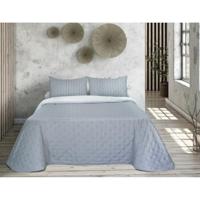 Sprei Pierre Cardin TRIANA Blauw Bed van 105 (2 Onderdelen) - thumbnail