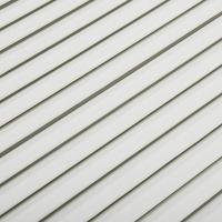 Kastdeur met lamellen 69x59,4 cm massief grenenhout wit - thumbnail