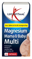 Lucovitaal Magnesium mama & baby multi 30 Capsules - thumbnail