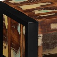 Tv-meubel 80x30x25 cm massief gerecycled hout meerkleurig - thumbnail