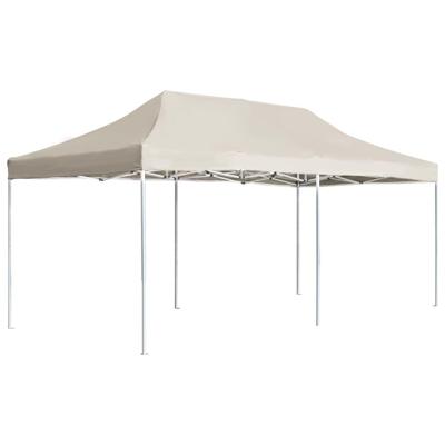 Partytent professioneel inklapbaar 6x3 m aluminium crme Partytent professioneel inklapbaar 6x3 m aluminium crme
