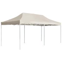 Partytent professioneel inklapbaar 6x3 m aluminium crme - thumbnail