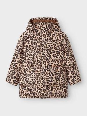 Name it winter winterjas meisjes - bruin - puffer - NkfMimosa - thumbnail