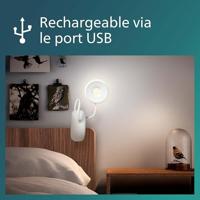 Bureaulamp Philips Lámpara de mesa Wit Metaal 3 W - thumbnail