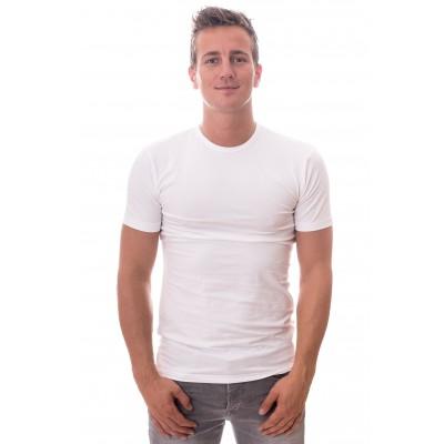 Claesens T-shirt O-hals wit 2-pack